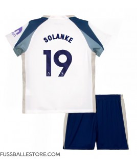 Günstige Tottenham Hotspur Dominic Solanke #19 Heimtrikotsatz Kinder 2025-26 Kurzarm (+ Kurze Hosen)